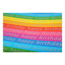 Happy Birthday Background Photographic Print