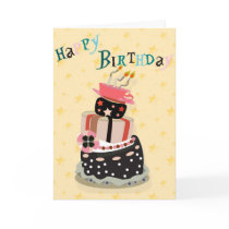 Happy Birthday Cards Cake Stack