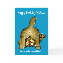 Happy Birthday Cat Greeting Card