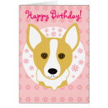 Happy Birthday Corgi Card