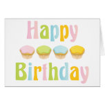 Happy Birthday Cupcakes Card