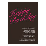 Happy Birthday invitations