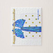 Happy Birthday Cute Gift Wrap Puzzle