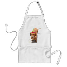 Happy Birthday Dachshund Apron