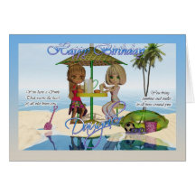 Happy Birthday Daughter Moonies Cutie Pie Beach Co Greeting Card