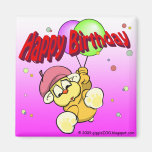 Happy Birthday from giggleCubby Magnet