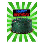 Happy Birthday, Geek Post Cards