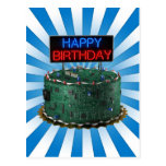 Happy Birthday, Geek Postcard