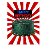 Happy Birthday, Geek Postcard