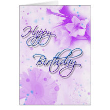 Happy Birthday Greeting Card