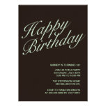 Happy Birthday invitations