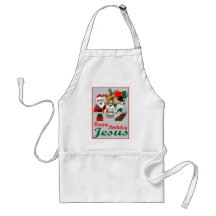Happy Birthday Jesus Apron