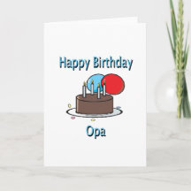 happy birthday opa german grandpa birthday design cards