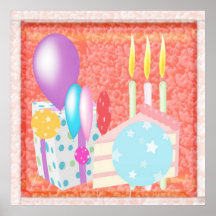 HAPPY Birthday  Pattern Poster