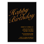 Happy Birthday invitations