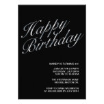 Happy Birthday invitations