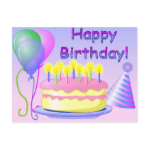 Happy Birthday Postcard