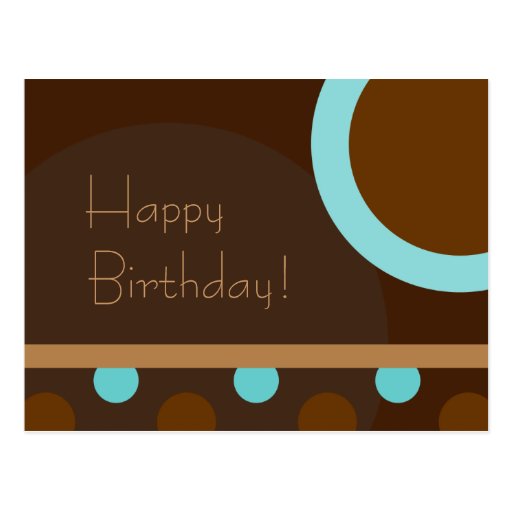 Happy Birthday! Retro 103 Postcard