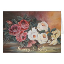 Happy birthday Rosas Card
