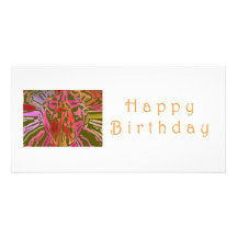 Happy Birthday Spider Web Photo Cards