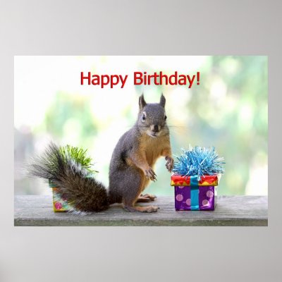 Birthday Squirrel