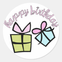 Happy Birthday Stickers