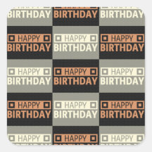 Happy Birthday Stickers