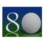 Happy Birthday to the 80 year old golf nut Post Cards
