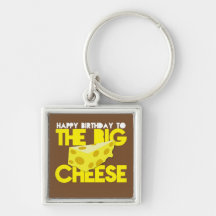 Happy Birthday to the BIG CHEESE Keychains