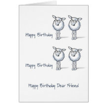 Happy Birthday TWO EWE! Cards