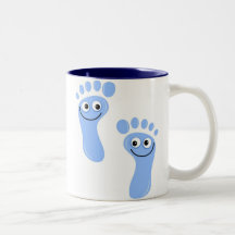 Happy Blue Feet Coffee Mug