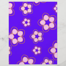 Happy Blue Lotus Flower Flyers