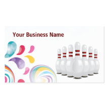 Happy Bowling and Bar Business Card