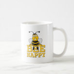Happy Bumble Bee Coffee Mugs