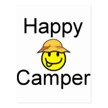 Happy Camper Post Card