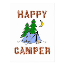 HAPPY CAMPER POST CARDS