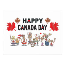 Happy Canada Day Post Card