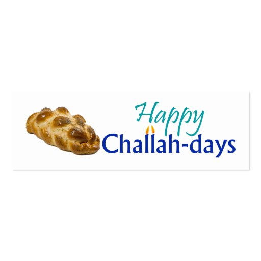 Happy Challah-days Gift Tag Business Card