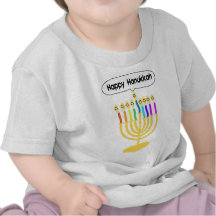 Happy Channukah Menora / Chanukia T-shirt