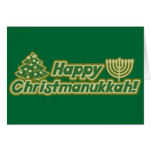 Happy Christmas hanukkah Kwanzaa Greeting Card