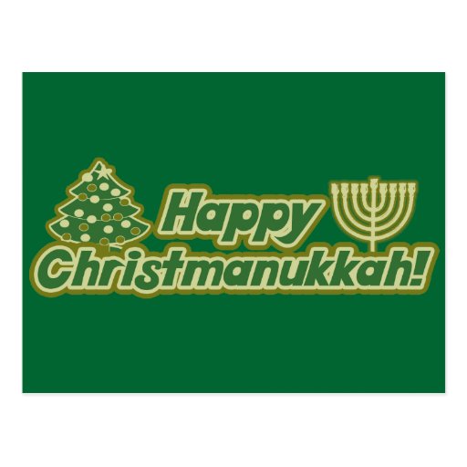Happy Christmas hanukkah Kwanzaa Post Cards
