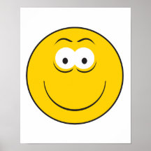 Happy Classic Smiley Face Poster