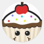 Happy Cupcake Stickers