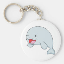 Happy Dugong Key Chains
