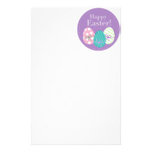 Happy Easter Custom Stationery