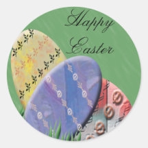 Happy Easter Gift Labels Stickers