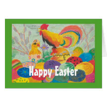 Happy Easter Greeting Card