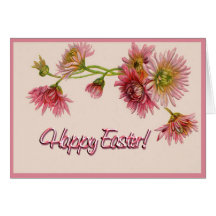 HAPPY EASTER MUMS by SHARON SHARPE Greeting Card
