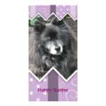 Happy Easter Photo-Paw Prints Photo Cards