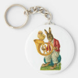 Happy Easter With French Horn Key Chain